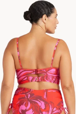 Bikini Tops|Artesands Les Fauves Degas D/DD Cup Midriff Bra Red