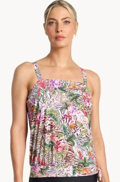 Tankini Tops|Jantzen Lilymaze Blouson Tankini Separate Skin