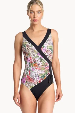 One Pieces|Jantzen Lilymaze DD/E Cup Gathered Surplice One Piece Skin