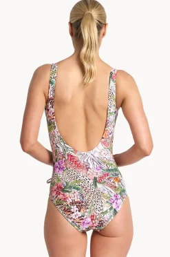 One Pieces|Jantzen Lilymaze Gathered Surplice One Piece Skin