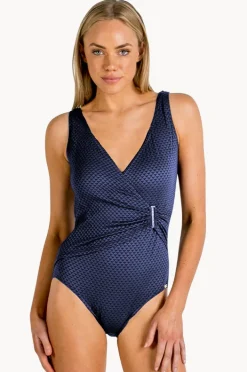 One Pieces|Jantzen Limitless Bar Surplice One Piece Navy