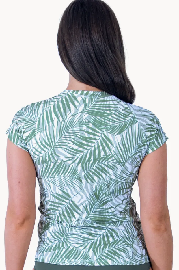 Rashies & Sunsuits|Sunseeker Lombok Short Sleeve Suntop White