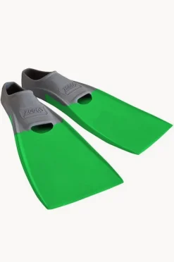 Swim Fins|Zoggs Long Blade Swim Fins - Size US 7-8 Green