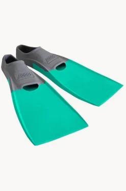 Swim Fins|Zoggs Long Blade Swim Fins - Size US 12-13 Aqua