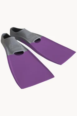 Swim Fins|Zoggs Long Blade Swim Fins - Size US 12-2 Junior Purple