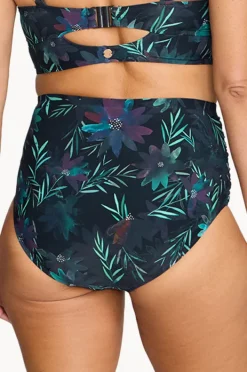 Bottoms|Artesands Lunafleur Botticelli Hi Waist Pant Navy