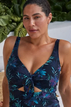 One Pieces|Artesands Lunafleur Cezanne D/DD Cup One Piece Navy