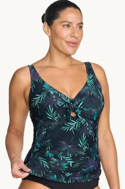 Tankini Tops|Artesands Lunafleur Cezanne D/DD Cup Tankini Separate Navy