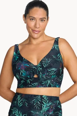 Bikini Tops|Artesands Lunafleur Cezanne D/DD Cup Bra Navy