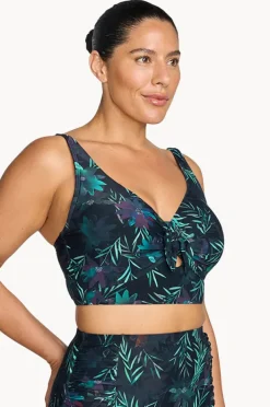 Bikini Tops|Artesands Lunafleur Cezanne D/DD Cup Bra Navy