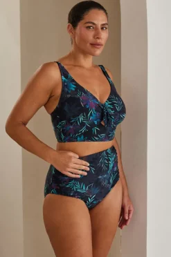 Bikini Tops|Artesands Lunafleur Cezanne D/DD Cup Bra Navy