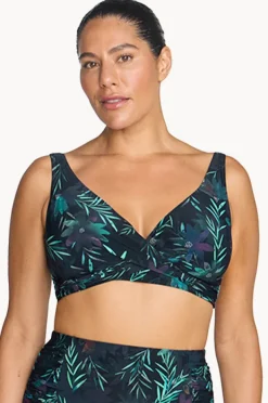 Bikini Tops|Artesands Lunafleur Delcroix Cross Front Bra Navy