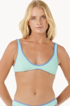 Bikini Tops|Rip Curl Luxe Surf Bralette Aqua