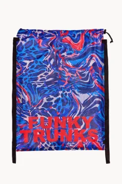 Sport Bags|Bags|Funky Trunks Mad Cat Mesh Gear Bag Blue/red