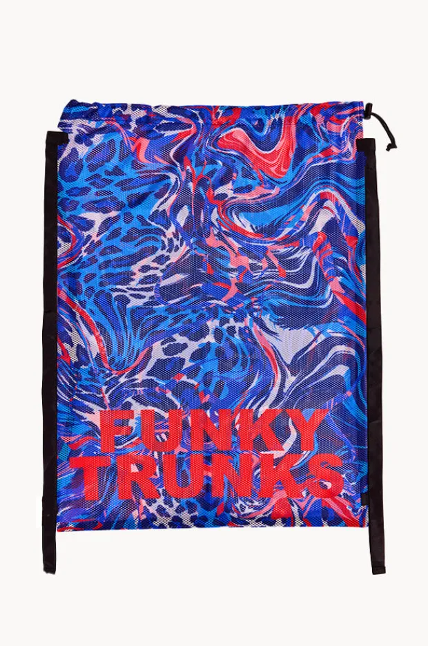 Sport Bags|Bags|Funky Trunks Mad Cat Mesh Gear Bag Blue/red