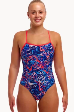 One Pieces|Funkita Mad Cat Swim Secure One Piece Blue/orange