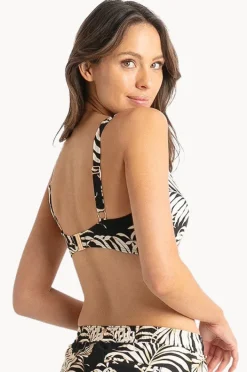 Bikini Tops|Sunseeker Mae DD/E Cup Twist Bra Black