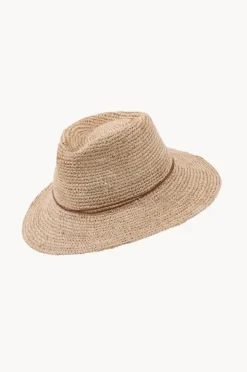 Headwear|Rigon Magdalena Raffia Adjustable Fedora Natural