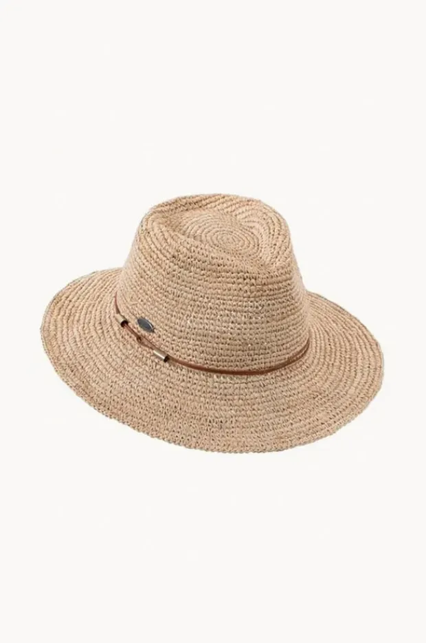 Headwear|Rigon Magdalena Raffia Adjustable Fedora Natural