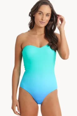 One Pieces|Sunseeker Majestic D/DD Cup Bandeau One Piece Blue