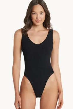 One Pieces|Bond-eye Mara Eco Textured One Piece Black