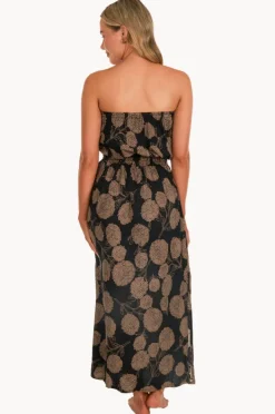 Dresses|Sundrenched Marigold Tube Dress Black