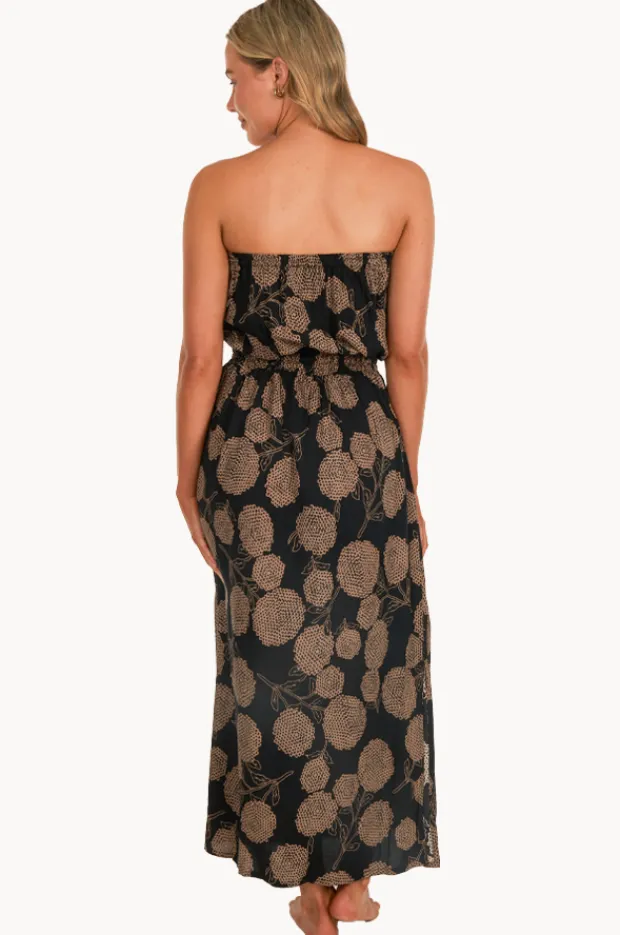 Dresses|Sundrenched Marigold Tube Dress Black