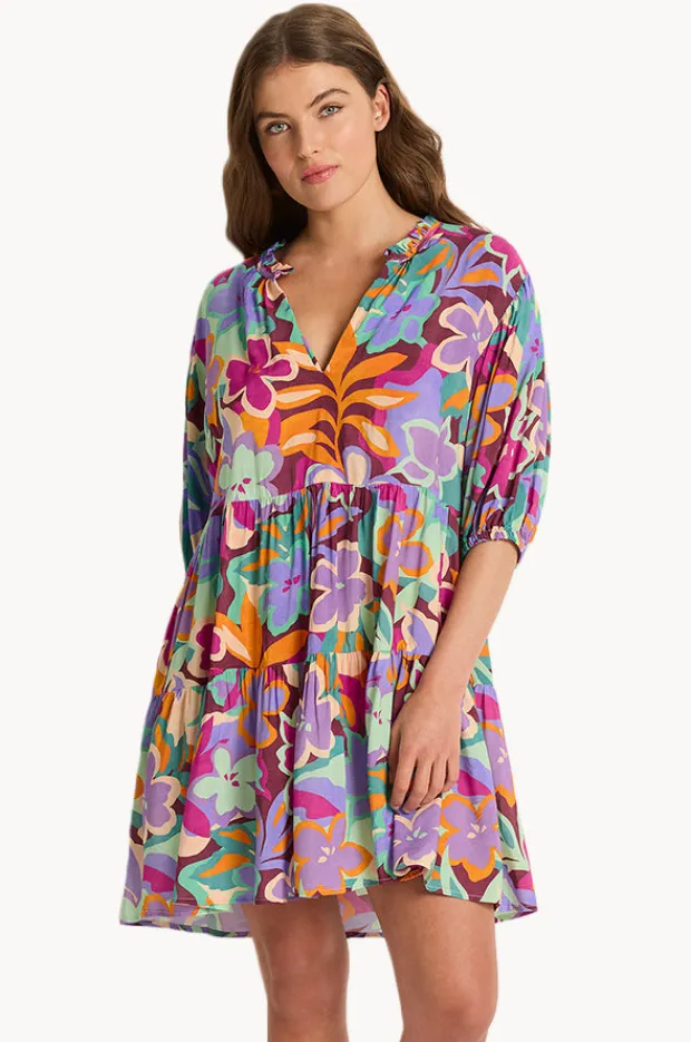 Dresses|Monte u0026 Lou Marnie Tiered Mini Dress Multi