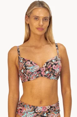 Bikini Tops|Baku Marrakesh D/DD Cup Moulded Bra Black