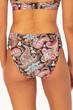 Bottoms|Baku Marrakesh Ruched Side Mid Pant BLACK