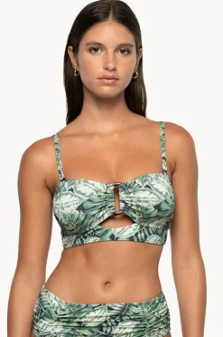 Bikini Tops|Nip Tuck Martinique Greta Bandeau Blue slate