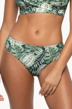 Bottoms|Nip Tuck Martinique Louise Classic Mid Pant Blue slate