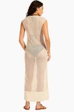 Overswim|Seafolly Maxi Tank Dress Ecru