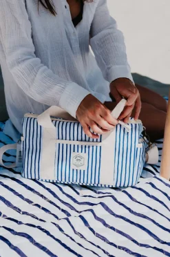 Picnic Vibes|Cooler Bags|Good Vibes Mediterranean Can Cooler Bag Navy/White