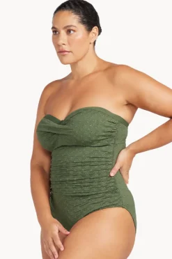 One Pieces|Artesands Melliflous Botticelli D/DD Cup Bandeau One Piece Khaki