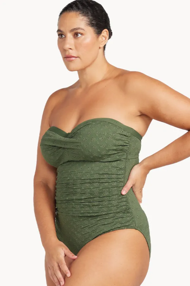 One Pieces|Artesands Melliflous Botticelli D/DD Cup Bandeau One Piece Khaki