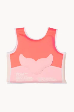 Floaties & Swim Aids|Floaties & Swim Aids|Sunny Life Melody The Mermaid Swim Vest 1-2 Years Neon Pink