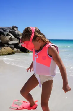 Floaties & Swim Aids|Floaties & Swim Aids|Sunny Life Melody The Mermaid Swim Vest 2-3 Years Neon Pink