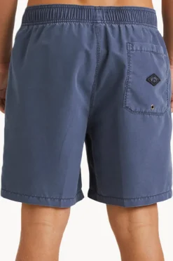 Boardshorts|Billabong Mens All Day Overdye Layback Boardshort Navy