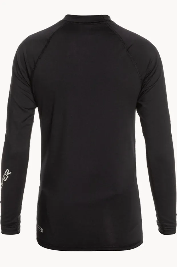 Rashies|Quiksilver Mens All Time Suntop Black