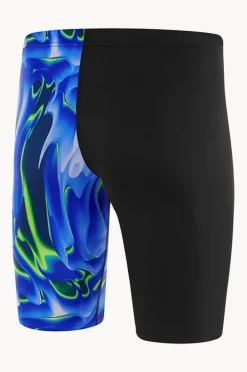 Jammers|Speedo Mens Allover Digital Jammer Black/blue