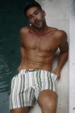 Boardshorts|Coast Mens Amandio Swim Short Green