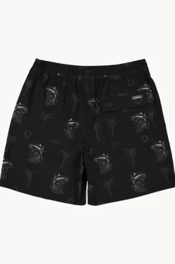 Boardshorts|Quiksilver Mens Atoll Volley 18" Boardshort BLACK