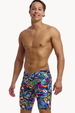 Jammers|Funky Trunks Mens Birdie Wordie Jammer Navy/multi