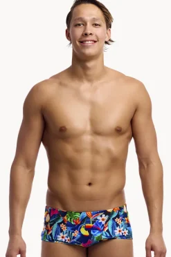 Trunks|Funky Trunks Mens Birdie Wordie Trunk Navy/multi