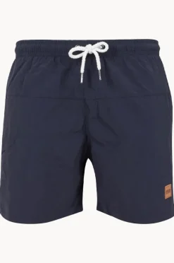 Boardshorts|Urban Classics Mens Block Swim Short Navy