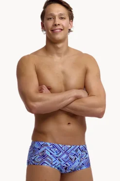 Trunks|Funky Trunks Mens Bits Trunk Blue