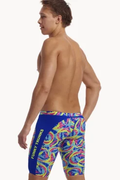 Jammers|Funky Trunks Mens Choppy Waters Jammer Blue/multi