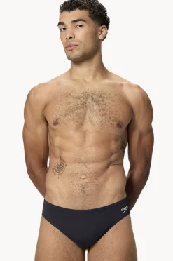 Briefs|Speedo Mens Classic Logo Brief Black
