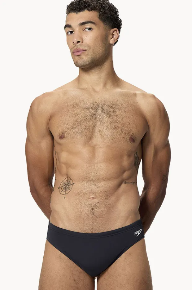 Briefs|Speedo Mens Classic Logo Brief Black